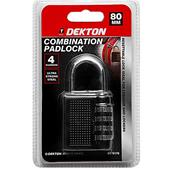 Dekton DT70170 Combination Padlock 80mm