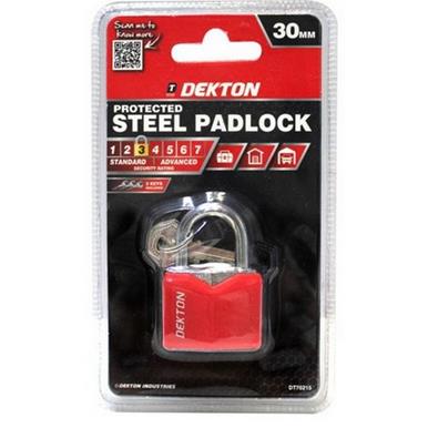Dekton DT70215 30mm Covered Steel Padlock