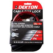 Dekton DT70335 Cable Bike Lock 12mm X 1m