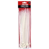 Dekton DT70465B White Cable Ties 4.8mm x 250mm Pack of 50