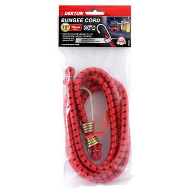 Dekton DT70653 Heavy Duty Bungee Cord Red 1.8m X 12mm