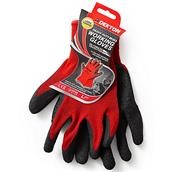 Dekton DT70710 Heavy Duty Working Gloves Size 9 (L) Black/Red Pack of 12 Pairs