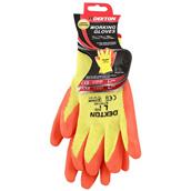 Dekton DT70718C Latex Coated Gloves Orange/Cream Size 9 (L) Pack of 12 Pairs