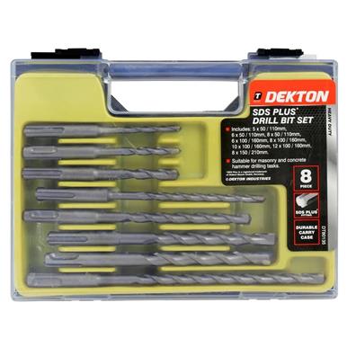 Dekton DT80135 SDS Plus Drill Bit Set 8Pc