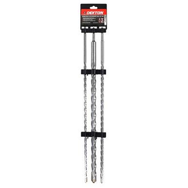 Dekton DT80145 SDS+ Masonry Drill Bit Set 600mm x 12/16/24mm