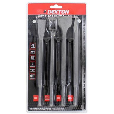 Dekton DT80160 SDS+ Chisel Set 4pc