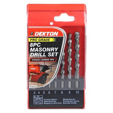 Dekton DT80201 Pro Masonry Drill Set 2 - 10mm 8pc