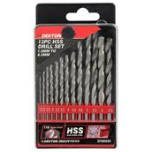 Dekton DT80220 HSS Drill Set 13pc 1.5mm - 6.5mm