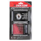 Dekton DT80295 6pc Glass and Mirror Drill Set