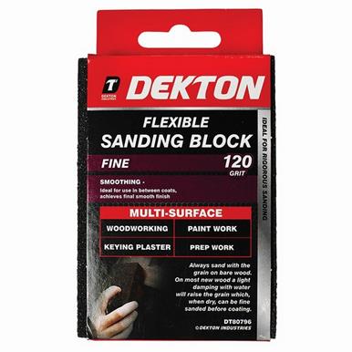 Dekton DT80796 Flexi Sanding Block 120G