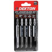Dekton DT80910 Jigsaw Blades T Type Set Pack of 5
