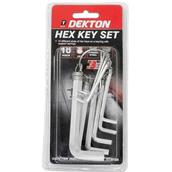 Dekton DT85508 10pc Hex Key Set