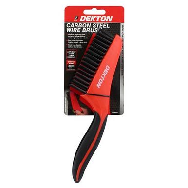 Dekton DT85971 Carbon Steel Wire Brush Soft Grip Handle