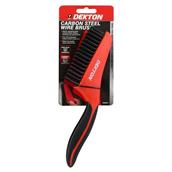 Dekton DT85971 Carbon Steel Wire Brush Soft Grip Handle
