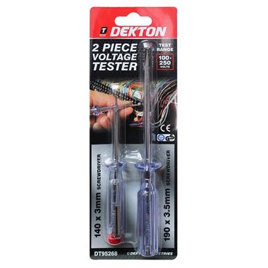 Dekton DT95268 Mains Tester Set of 2