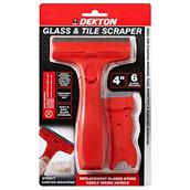 Dekton DT95817 Glass and Tile Scraper 2pc