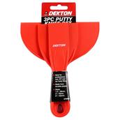 Dekton DT95892 Plastic Putty Knife Set 3pc