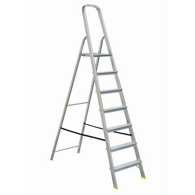 Drabest ALD7 Professional Step Ladder 7 Tread Aluminium EN131