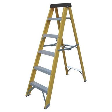 Drabest DFGS6T Fibreglass Step Ladder 6 Tread EN131