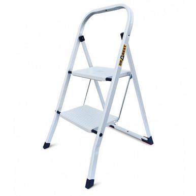 Drabest MF2 Wh ite Kitchen Step Ladder 2 Tread