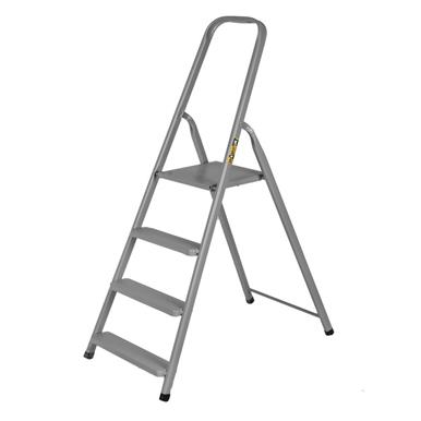 Drabest STD4125 Domestic Steel Step Ladder 4 Tread EN131 125Kg (Non Pro)