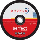 Dronco Depressed Centre Metal Grinding Disc Pack of 10 102mm x 6.4mm x 16mm -3106040 * CLEARANCE *