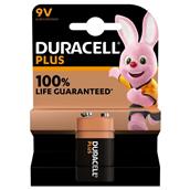 Duracell Plus Power PP3 9V Battery Card of 1