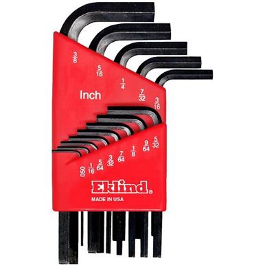 Eklind 10113 Hex Key Set 13pc 0.05&quot; - 3/8&quot;
