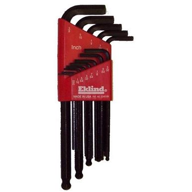 Eklind 13213 Ball End Hex Key Set 13pc 1/16&quot; - 3/8&quot; * Clearance *