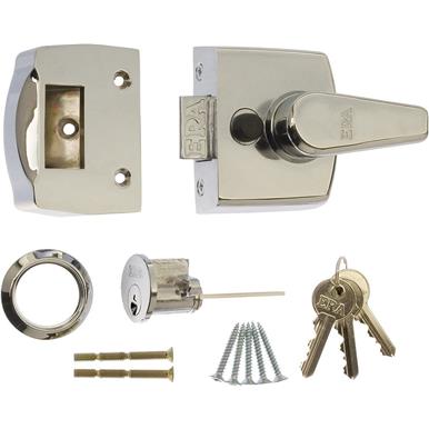 ERA 1430-37-2 40mm Replacement Nightlatch Polished Chrome Chrome Cylinder * Clearance *