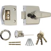 ERA 1430-37-2 40mm Replacement Nightlatch Polished Chrome Chrome Cylinder * Clearance *