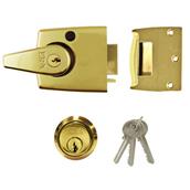 ERA 193-37 Double Locking Nightlatch Standard 60mm Brass Boxed (Was 193-32)