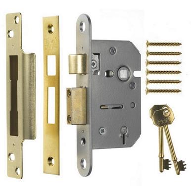 ERA 202-32 5 Lever Viscount Sashlock 67mm Polished Brass (Also Coded 202-37)