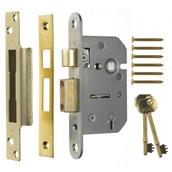 ERA 202-32 5 Lever Viscount Sashlock 67mm Polished Brass (Also Coded 202-37)
