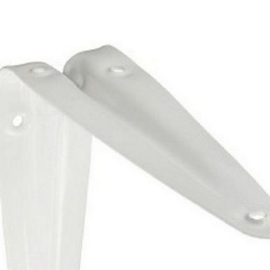 Era 240 White Shelf Bracket 10&quot; x 8&quot; Box of 20