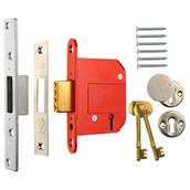 ERA 261-32A 5 Lever Fortress Deadlock 67mm Electro Brass (Also Coded 261-37)