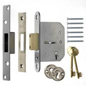 ERA 572-62 3 Lever Deadlock 76mm Chrome Plated (Also Coded 572-67)