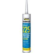 Everbuild 225 Glazing Silicone Brushed Steel C3