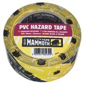 EVE2HAZRD - Everbuild Red/White PVC Hazard Tape 50mm x 33m