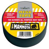 Everbuild Mega All Purpose Tape Black 50mm x 50m