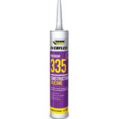 Everbuild 335 Construction Silicone White C3