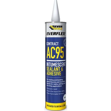 Everbuild AC95 Acoustic Sealant & Adhesive White 900ml