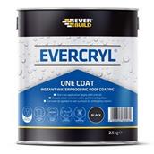 Everbuild Evercryl One Coat Black 2.5kg
