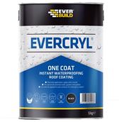 Everbuild Evercryl One Coat Black 5kg