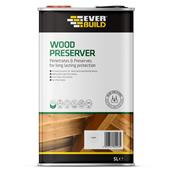 Everbuild Golden Chestnut Wood Preserver 5L