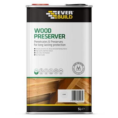 Everbuild Red Cedar Wood Preserver 5L * Clearance *