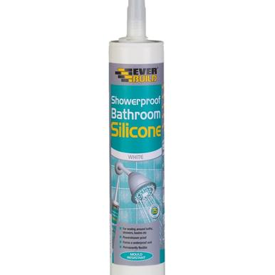 Everbuild Showerproof Bathroom Silicone White C3