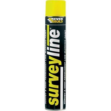 Everbuild Surveyline Paint White 700ml (General)