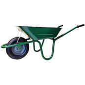 EvoTool 90L Green Pan Wheelbarrow