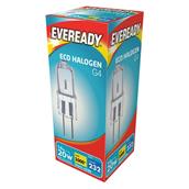 Eveready S10109 Halogen Bulb G4 Capsule 14W Warm White 235Lm Box of 10